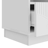 TV Cabinet High Gloss White 102 x 34.5 x 47 cm Engineered Wood 895369