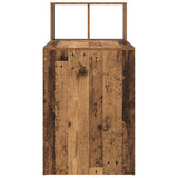 Desk with Shelf Old Wood 108 x 55 x 103.5 cm Engineered Wood 869464