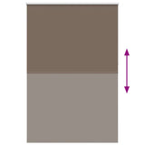 Roller Blind Blackout Coffee 165x230 cm Fabric Width 161.6 cm Polyester 4011089