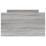 Bed Frame Grey sonoma Engineered wood Single Bed Frame 3207369
