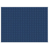 Weighted Blanket Blue 152x203 cm 7 kg Fabric 3154855