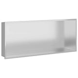 Shower Niche Silver 75 x 30 x 9.5 cm Stainless Steel 42012674