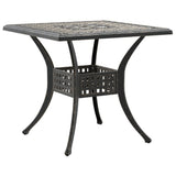 Garden Dining Set Bronze Cast Aluminium Durable Garden Dining Set 3216341