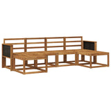 Outdoor Sofa Set 6 pcs Natural Solid Acacia Wood 3385420