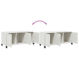 TV Cabinet White 100.5x39x43.5 cm Steel 846649