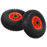 Sack Truck Wheels 4 pcs Solid PU 3.00-4 142972