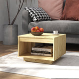 Coffee Table 50x50x33.5 cm Solid Pinewood 808503