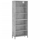 Highboard Concrete Grey 69.5x32.5x180 cm Engineered Wood 3189585
