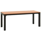 Garden Dining Set Brown and Black 317140