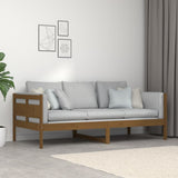 Day Bed without Mattress Honey Brown Solid Wood Pine 90x190 cm Single 820310