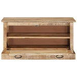 Shoe Storage Bench 85x40x45 cm Solid Mango Wood 337827