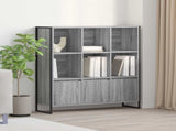 Book Cabinet 2 pcs Grey Sonoma 99.5 x 30 x 108 cm 3403025
