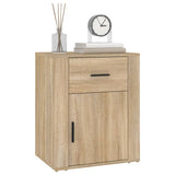 Bedside Cabinet Sonoma Oak 50x36x60 cm Engineered Wood 816723