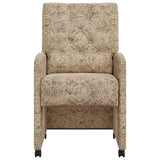 Dining Chairs with Wheels 2 pcs Light grey 58 x 67 x 97 cm 42017862