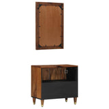 Bathroom Cabinet Set 2 pcs Honey Brown Solid Mango Wood 3310147