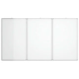Magnetic Whiteboard Foldable 180x100x1,7 cm Aluminium 4005363