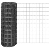 142515 Euro Fence Steel 25x1 m Grey