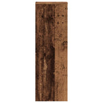 ZNTS Plant Stand Old Wood 33x33x100 cm Engineered Wood 852958
