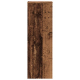 ZNTS Plant Stand Old Wood 33x33x100 cm Engineered Wood 852958
