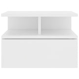 Floating Nightstands 2 pcs White 40x31x27cm Engineered Wood 800406