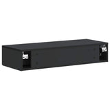 Wall-Mounted Side Table Wall-mounted Black 87.5 x 34.5 x 17 cm 898666