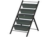 5-Tier Vertical Raised Garden Planter with 5 Container Boxes, Outdoor Plant Stand for Vegetable T3398P317701
