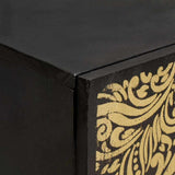 Bathroom Cabinet Set with Drawer 3 pcs Black 180 x 33 x 75 cm 3310158