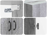 Wall-Mounted Cabinet Grey Sonoma 66 x 34.5 x 90 cm 898571