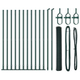 Welded Wire Fence with Concrete Base 25 x 1.2 m 3353520