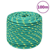 Boat Rope Green 14 mm 100 m Polypropylene 152729