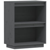 Console Cabinet Grey 60x34x75 cm Solid Wood Pine 813821
