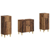 2 Piece Bathroom Cabinet Set ARNHEM Old Wood Engineered Wood 3418015