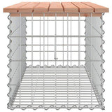 Garden Bench Gabion Design 103x44x42 cm Solid Wood Douglas 834360
