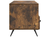 TV Cabinet Smoked Oak 102 x 34.5 x 50 cm Engineered Wood 895600