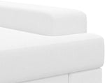 Armchair White Fabric 42043464