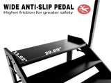 Folding 4 Step Ladder, Step Stool Foldable, RV Steps with Non Slip Feets, Max Load Capacity 660lbs 79019746