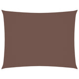 Sunshade Sail Oxford Fabric Rectangular 3.5x5 m Brown 135820