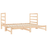 ZNTS Pull-out Day Bed without Mattress 2x cm 3124762