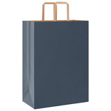 Paper Bags 250 pcs with Handles Blue 32x17x44 cm 4101930