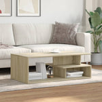 ZNTS Coffee Table Sonoma Oak 102x55x35 cm Engineered Wood 848012