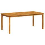 9-Piece Garden Dining Set 9 pcs Natural Solid Acacia Wood 3434630