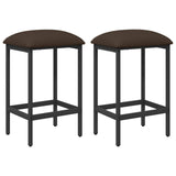 Bar Stool 2 pcs Taupe 40 x 32 x 74 cm Engineered Wood 8006178
