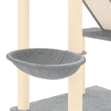 Floor to Ceiling Cat Tree Light Grey 277-303 cm 171613
