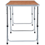 48174 Foldable Camping Table Aluminium 180x60 cm