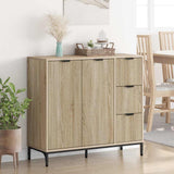 Sideboard Sonoma Oak 89.5 x 33 x 82 cm Engineered Wood 883456