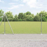 Welded Wire Fence with Concrete Base 10 x 1.2 m 3351055