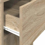 ZNTS Computer Tower Stand with Drawer Sonoma Oak 30x44x74 cm 858733