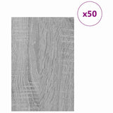 Decor Panels 50 pcs Grey Sonoma 40 x 60 x 0.27 cm 885610