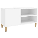 Record Cabinet White 84.5x38x48 cm Engineered Wood 831941