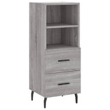 Highboard Grey Sonoma 34.5x34x180 cm Engineered Wood 3198935